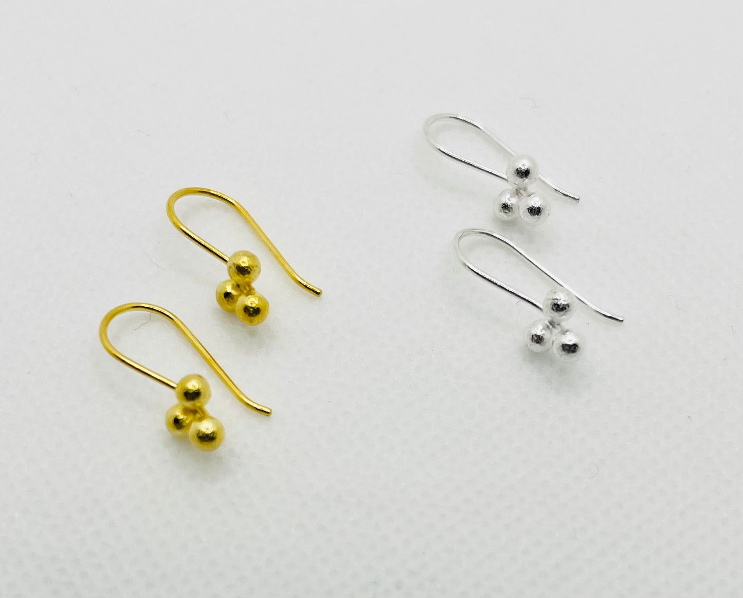 Small balls 925 silver earrings