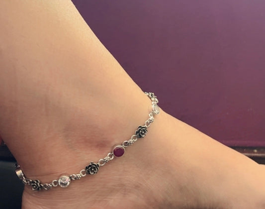 925 silver anklet