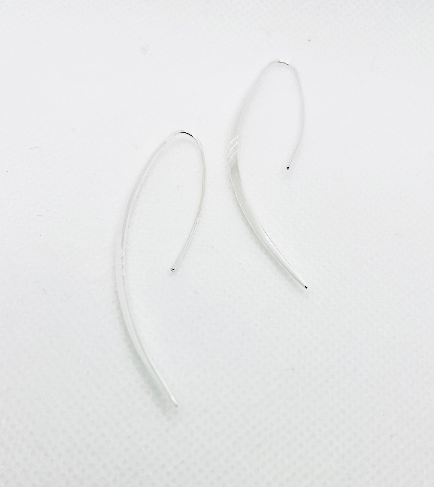 Arc earrings in 925 silver