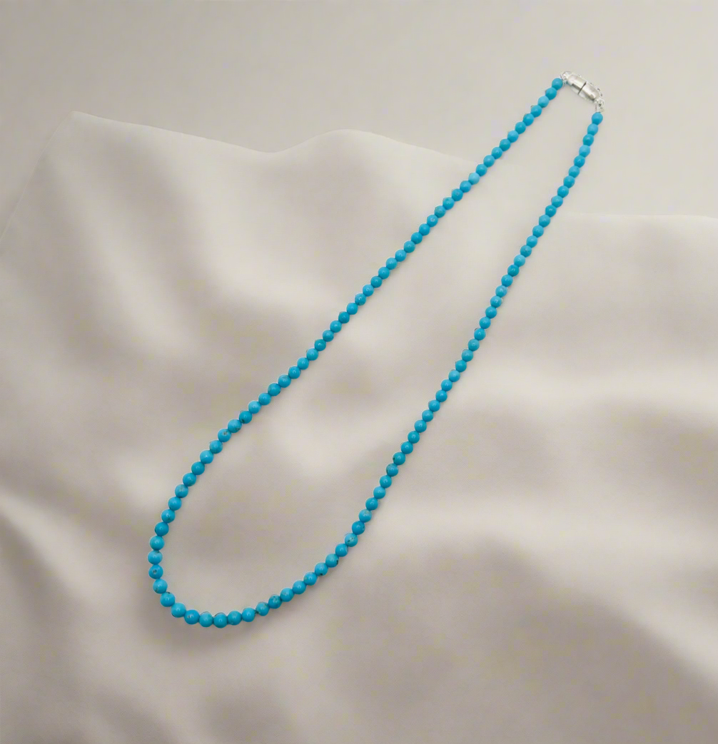 Turquoise Smooth Balls Necklace