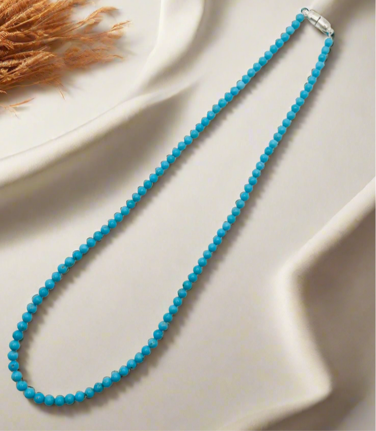 Turquoise Smooth Balls Necklace