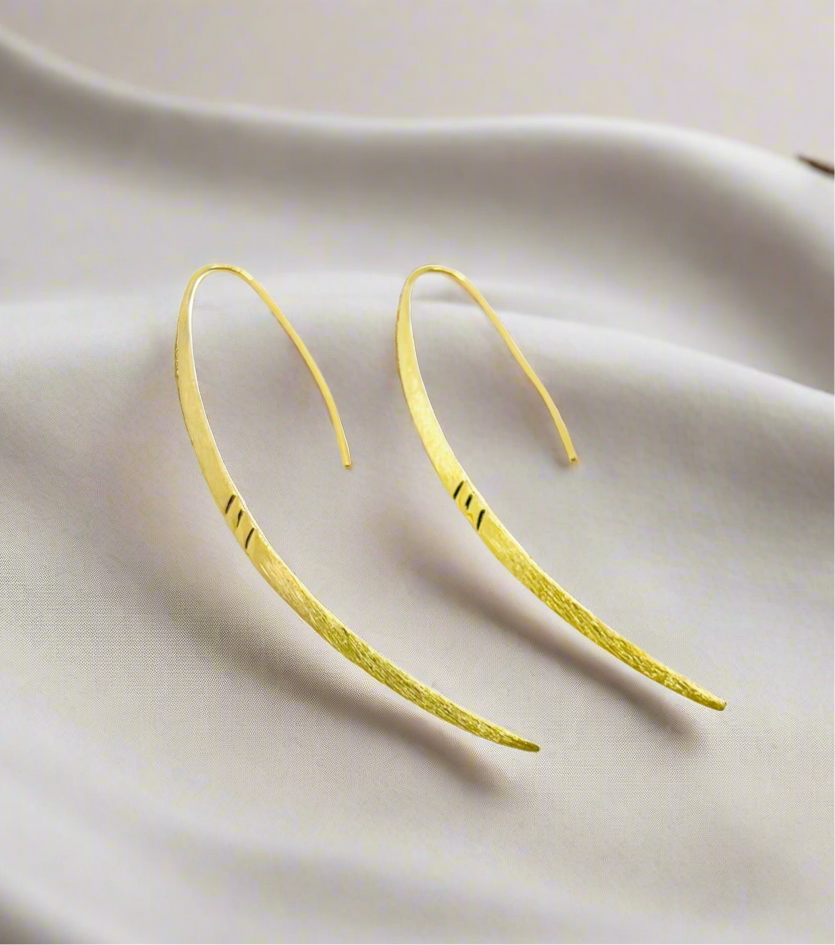 Arc earrings in 925 silver