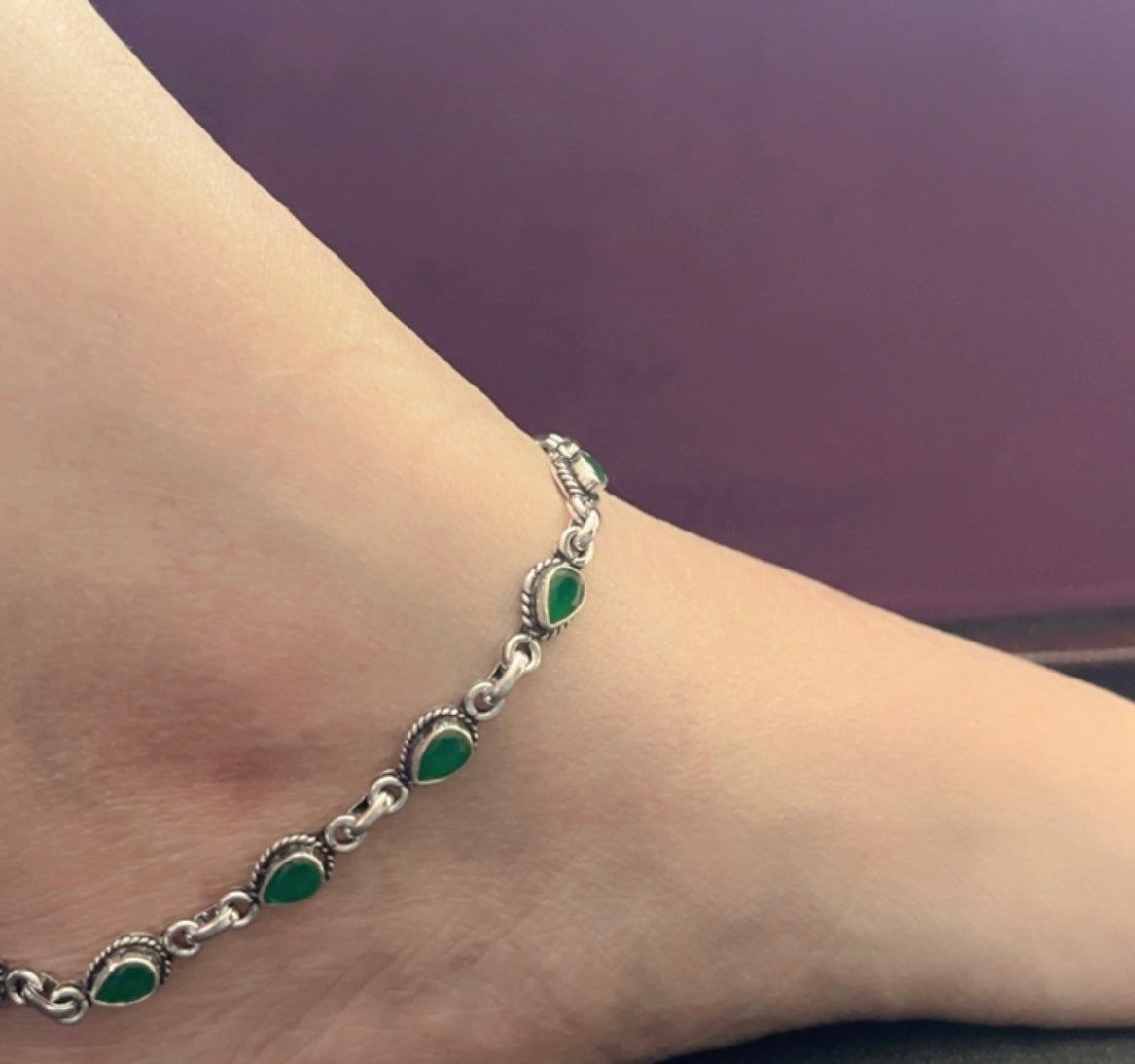 925 silver anklet