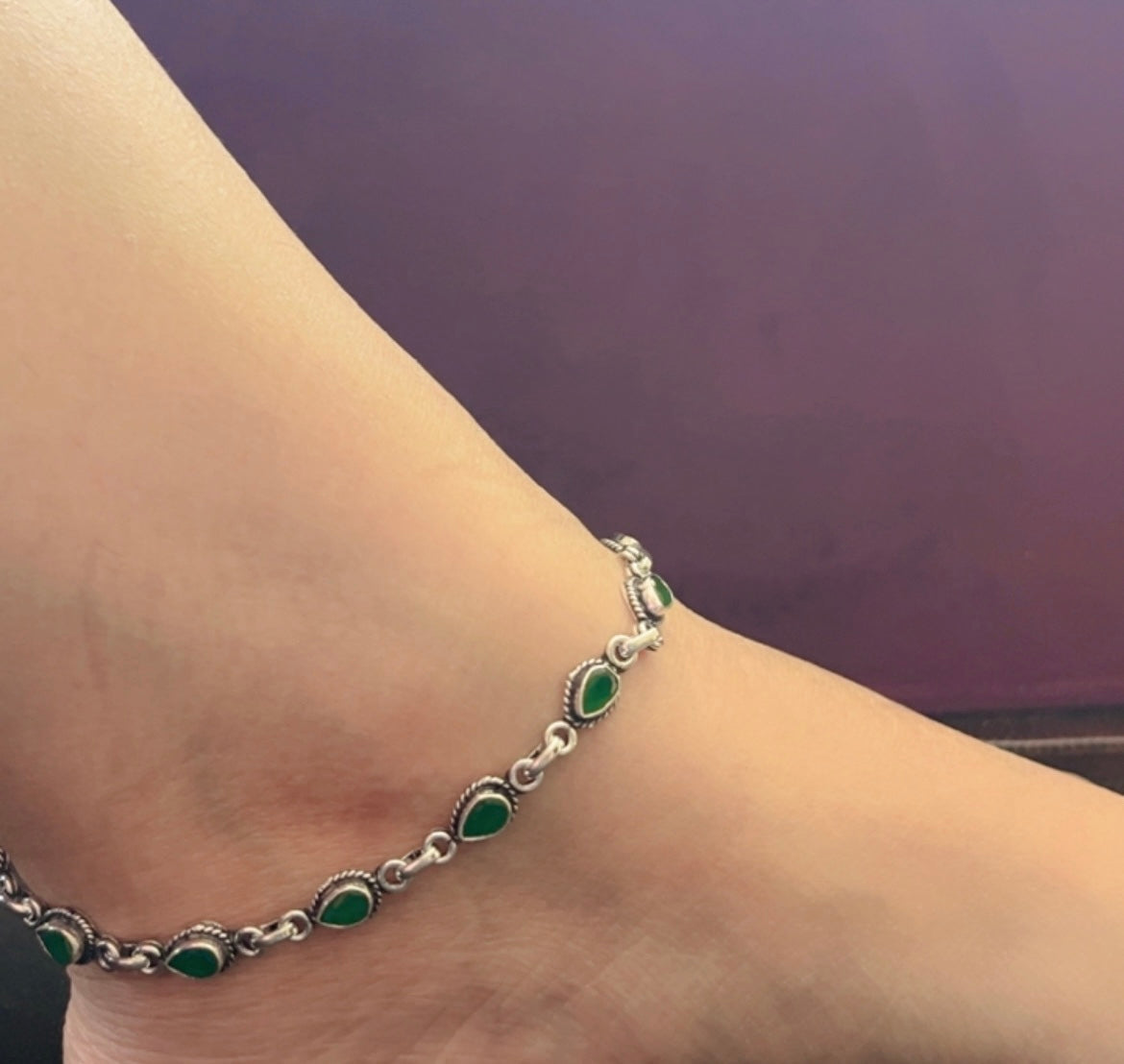 925 silver anklet