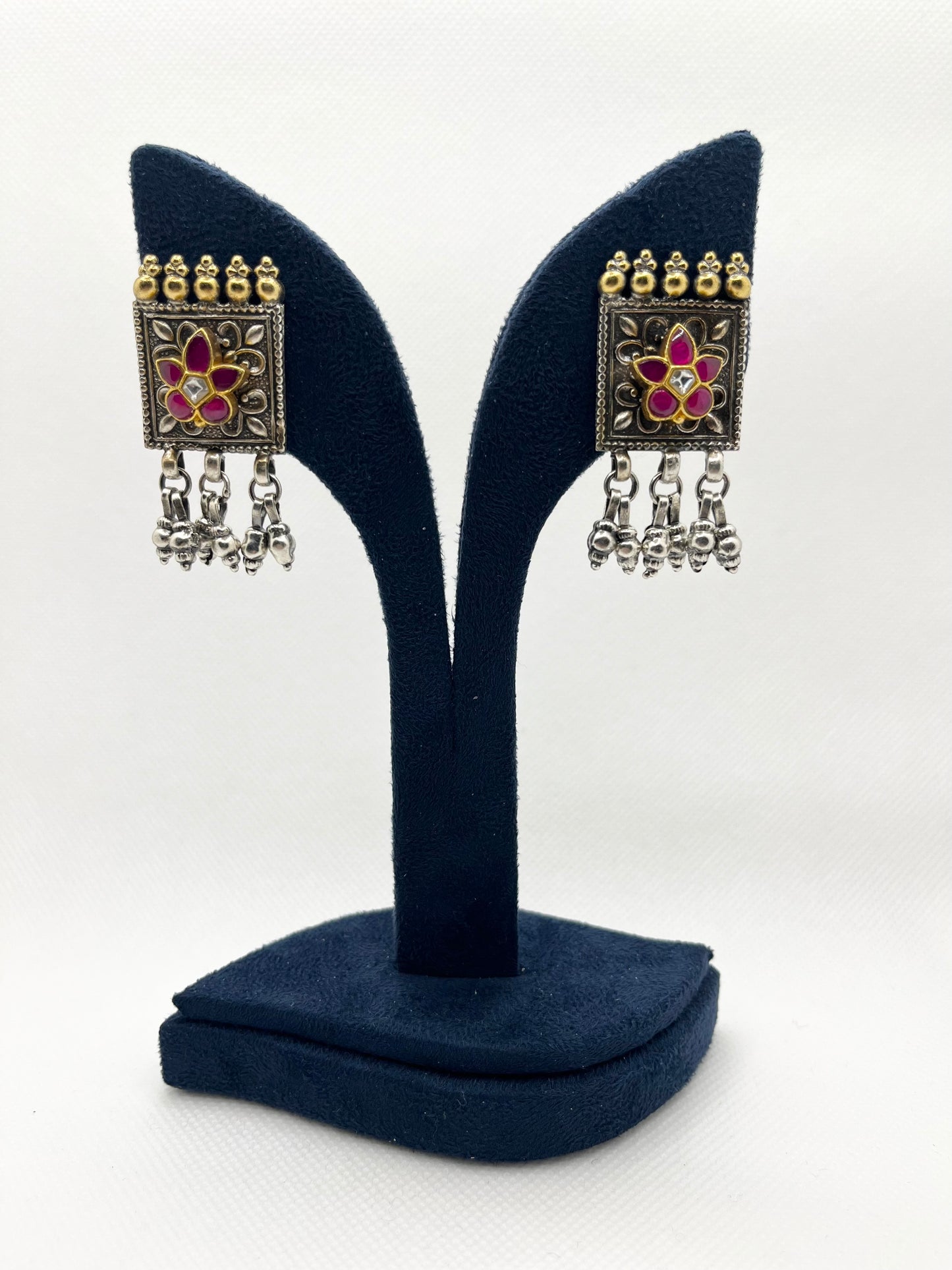 Antique 925 silver earrings