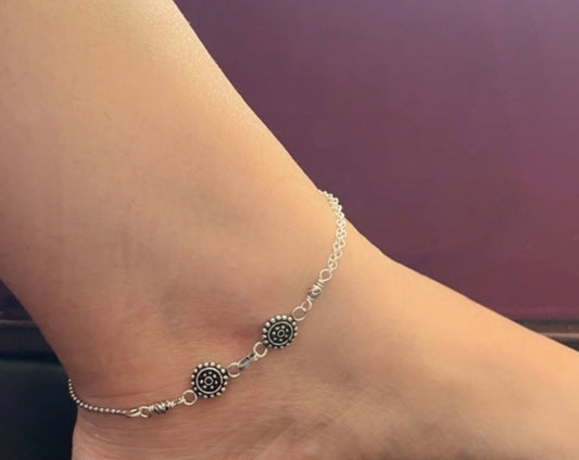 925 silver anklet