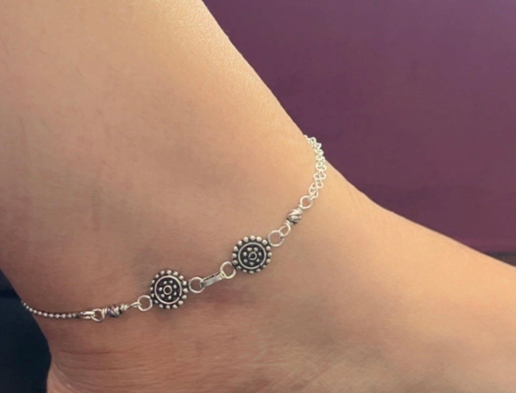 925 silver anklet