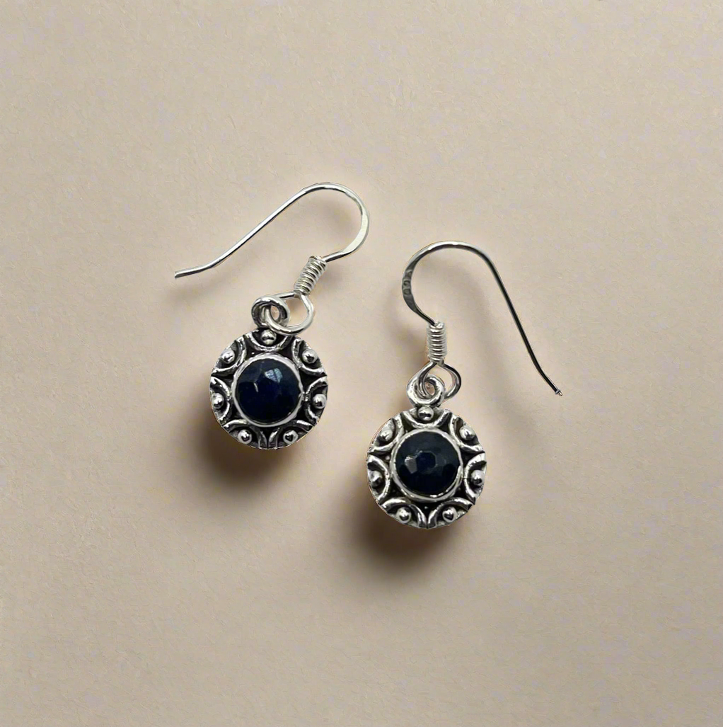 Antique 925 silver earrings