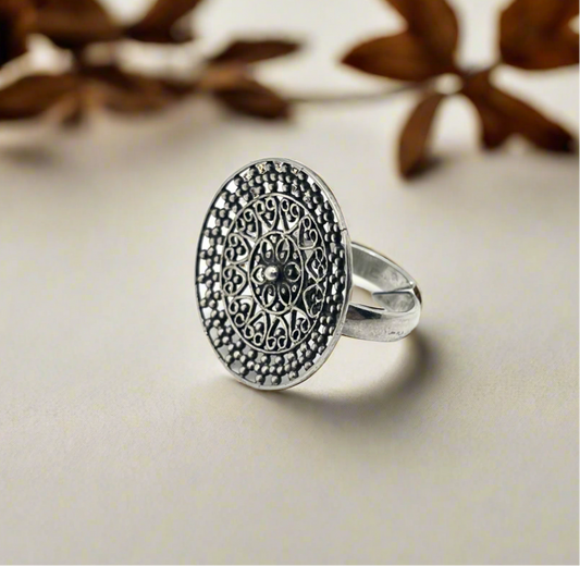 Adjustable Ring in 925 silver