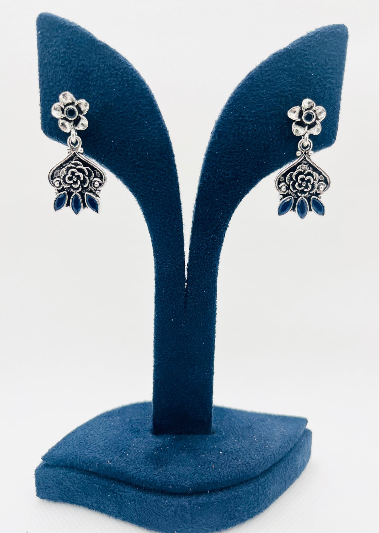 Antique 925 silver earrings